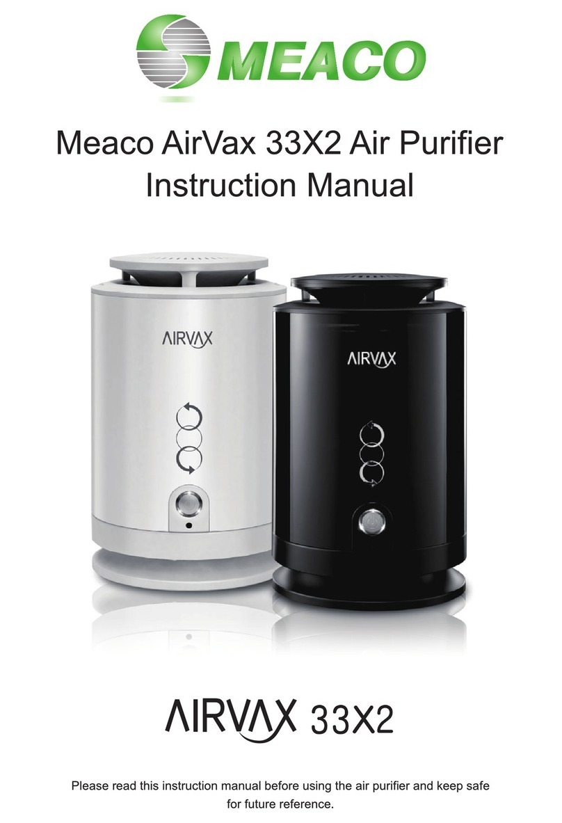 Meaco AirVax 33x2 instruction manual