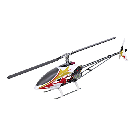 THUNDER TIGER Raptor E550 User manual