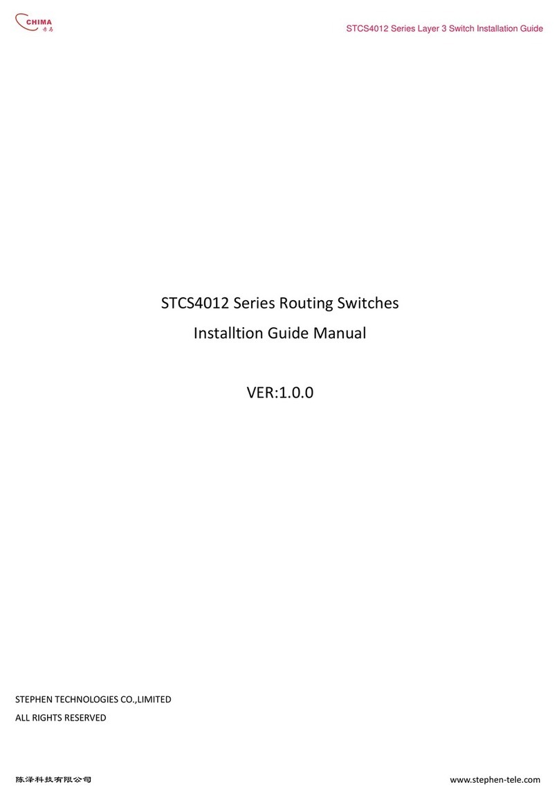 Chima STCS4012 Series installation guide