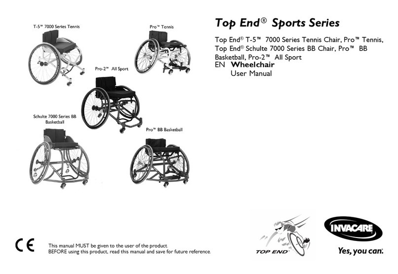 Invacare Top End T-5 7000 Series User manual
