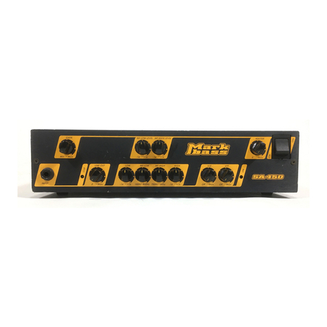 Mark Bass SA450 User manual