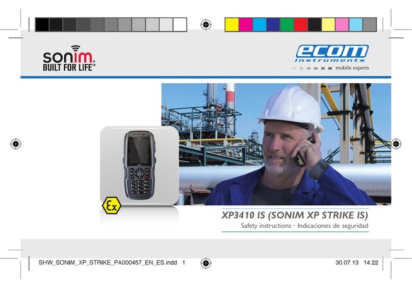 Ecom Instruments XP3410 IS Installation instructions Ecom Instruments XP3410 IS Installation instructions