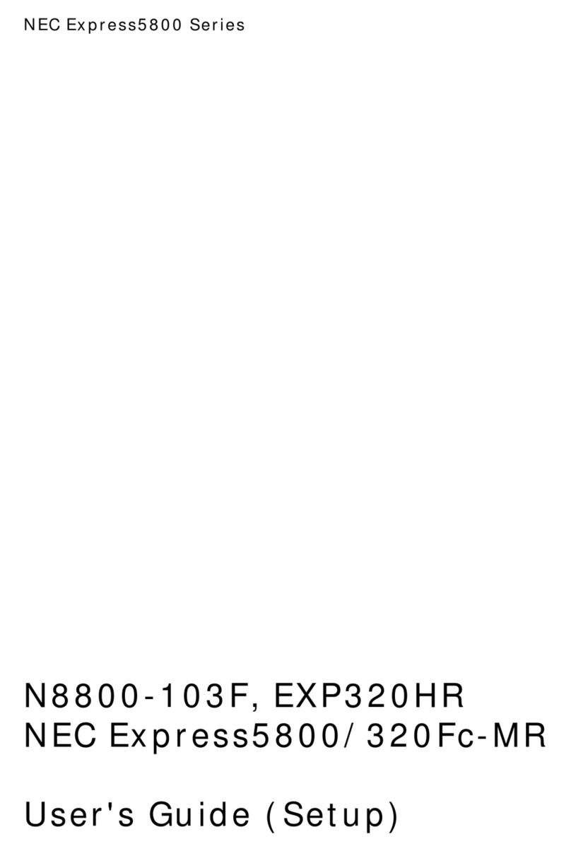 NEC N8800-103F User manual