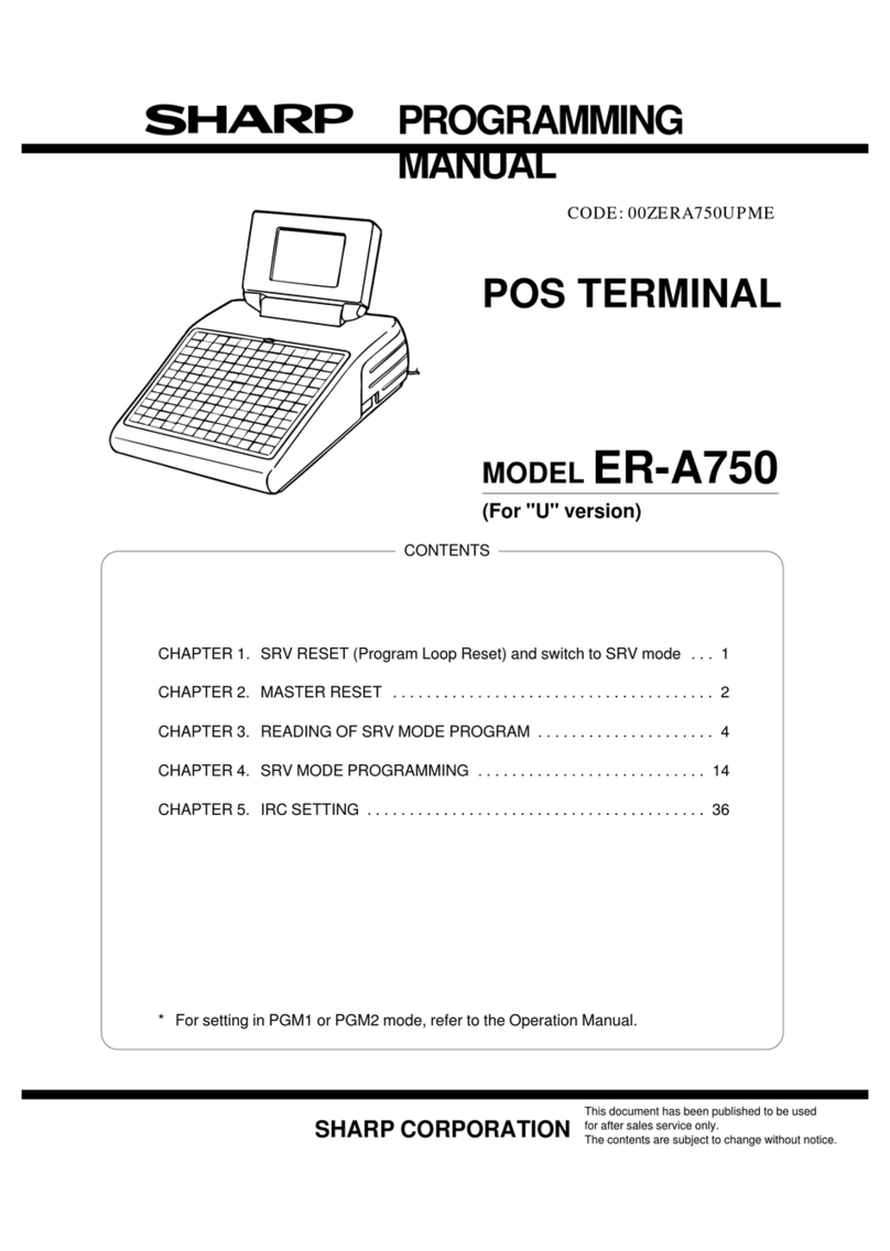 Sharp ER-A750 Owner's manual