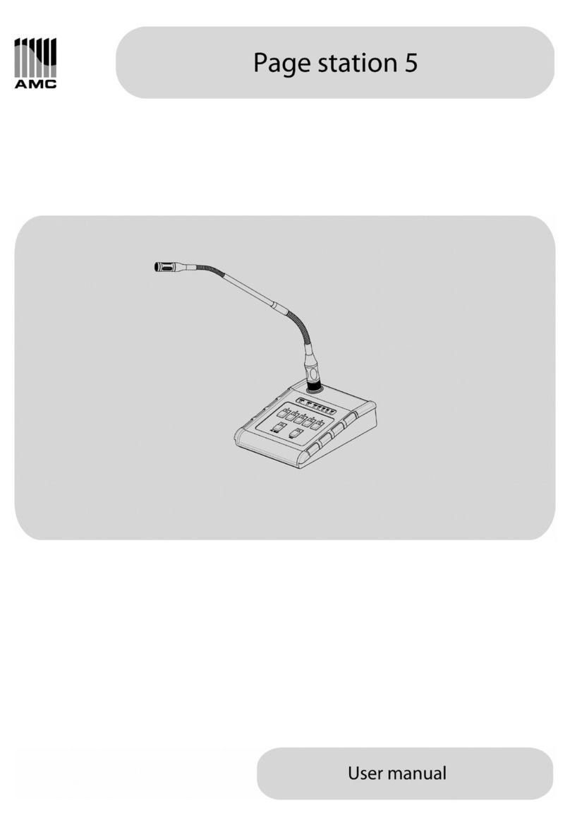 AMC Page station 5 User manual