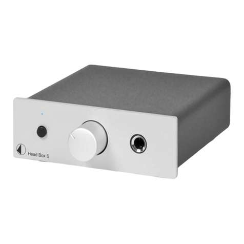 Pro-Ject Audio Systems Head Box S User manual