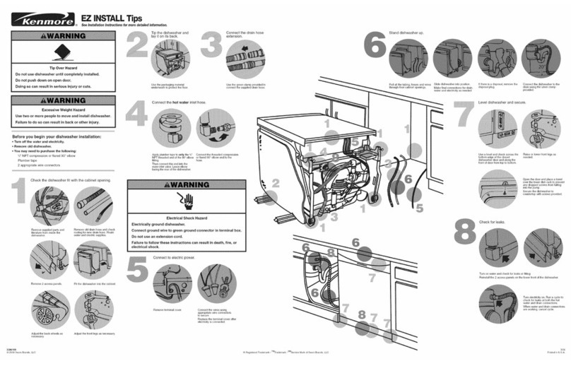 Kenmore 66513842K600 installation instructions