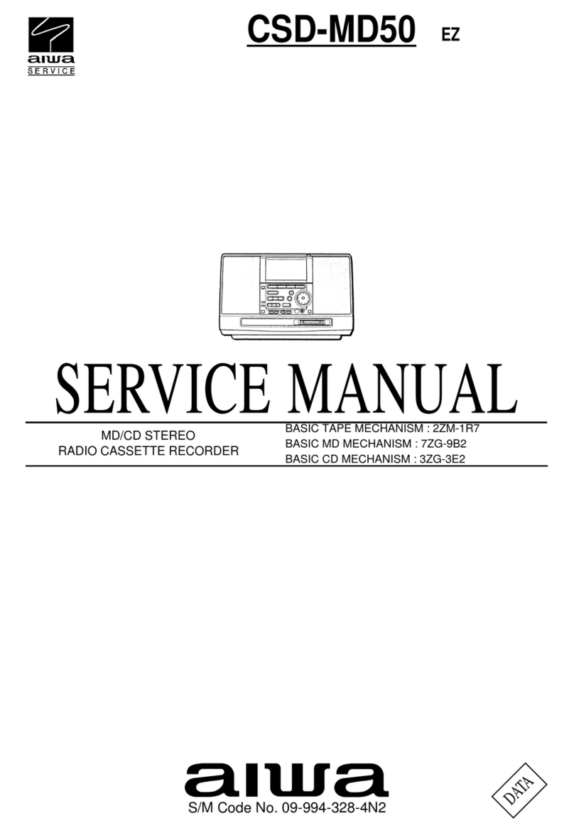 Aiwa CSD-MD50 User manual