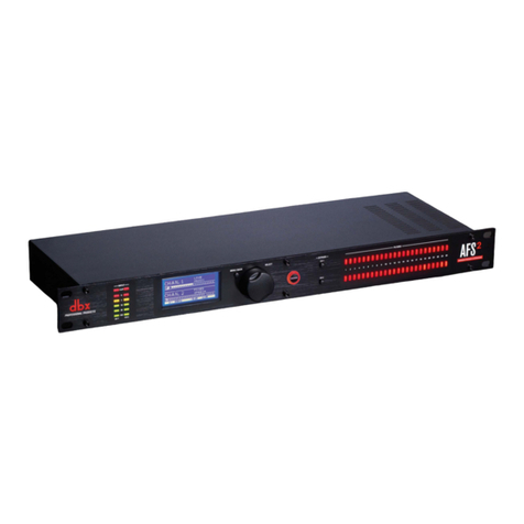 dbx AFS2 User manual