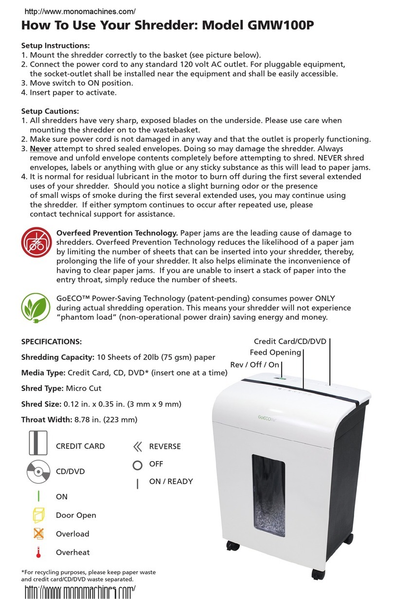 GoECOlife GMW100P Operating instructions
