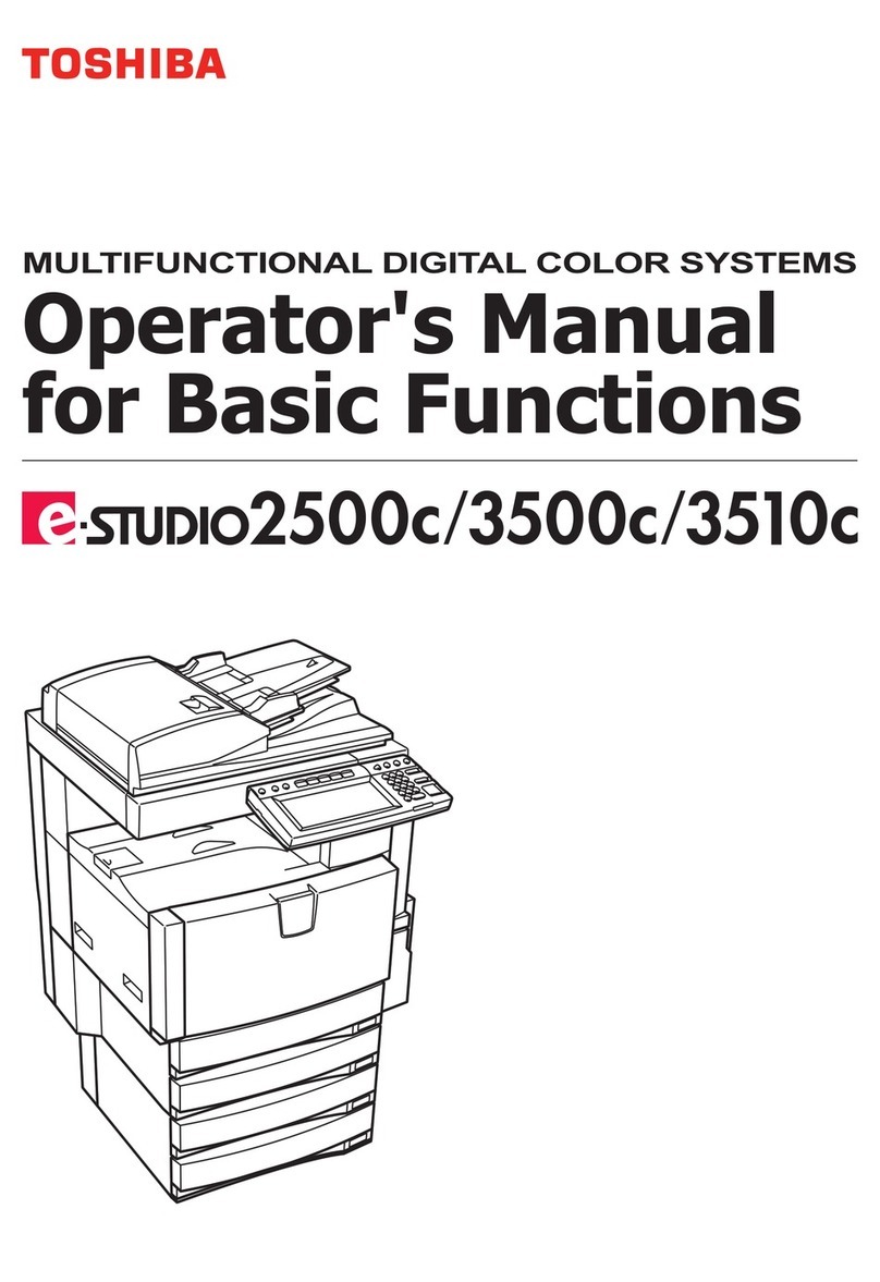 Toshiba E-STUDIO 2500C Operator's manual