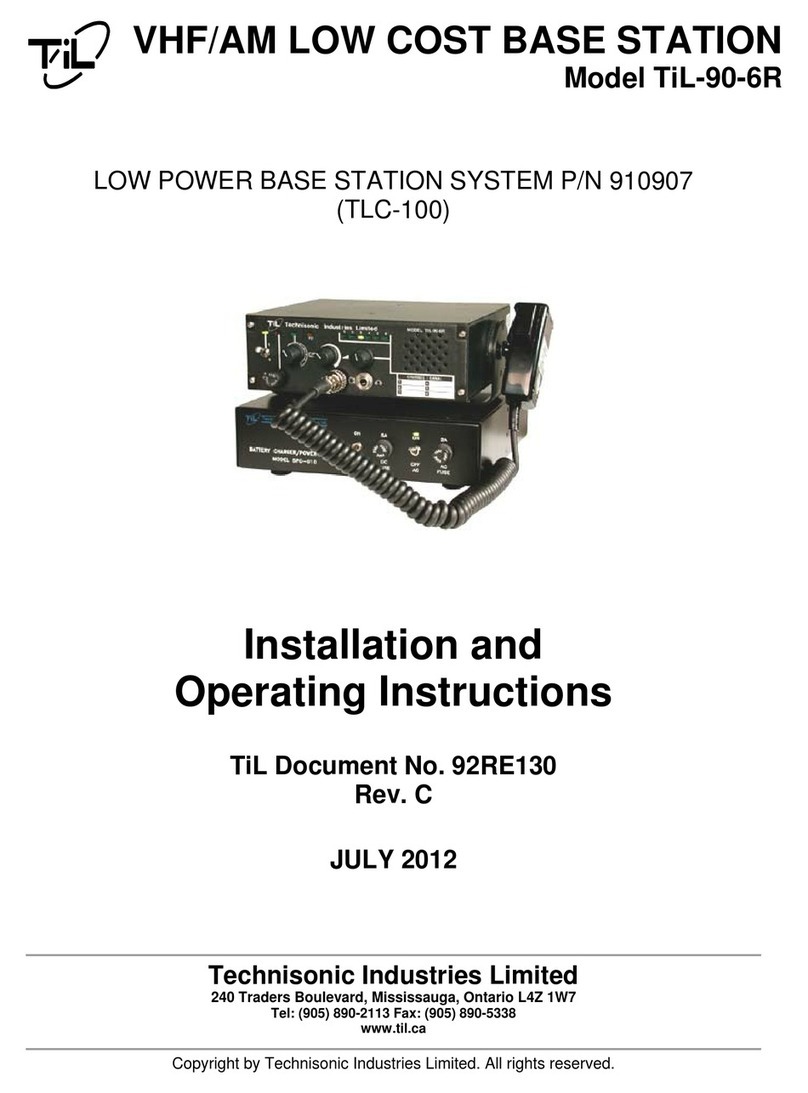 TIL TiL-90-6R Installation and operating instructions