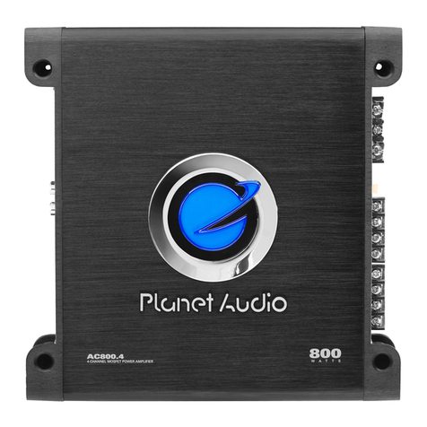 Planet Audio AC600.2 User manual Planet Audio AC600.2 User manual