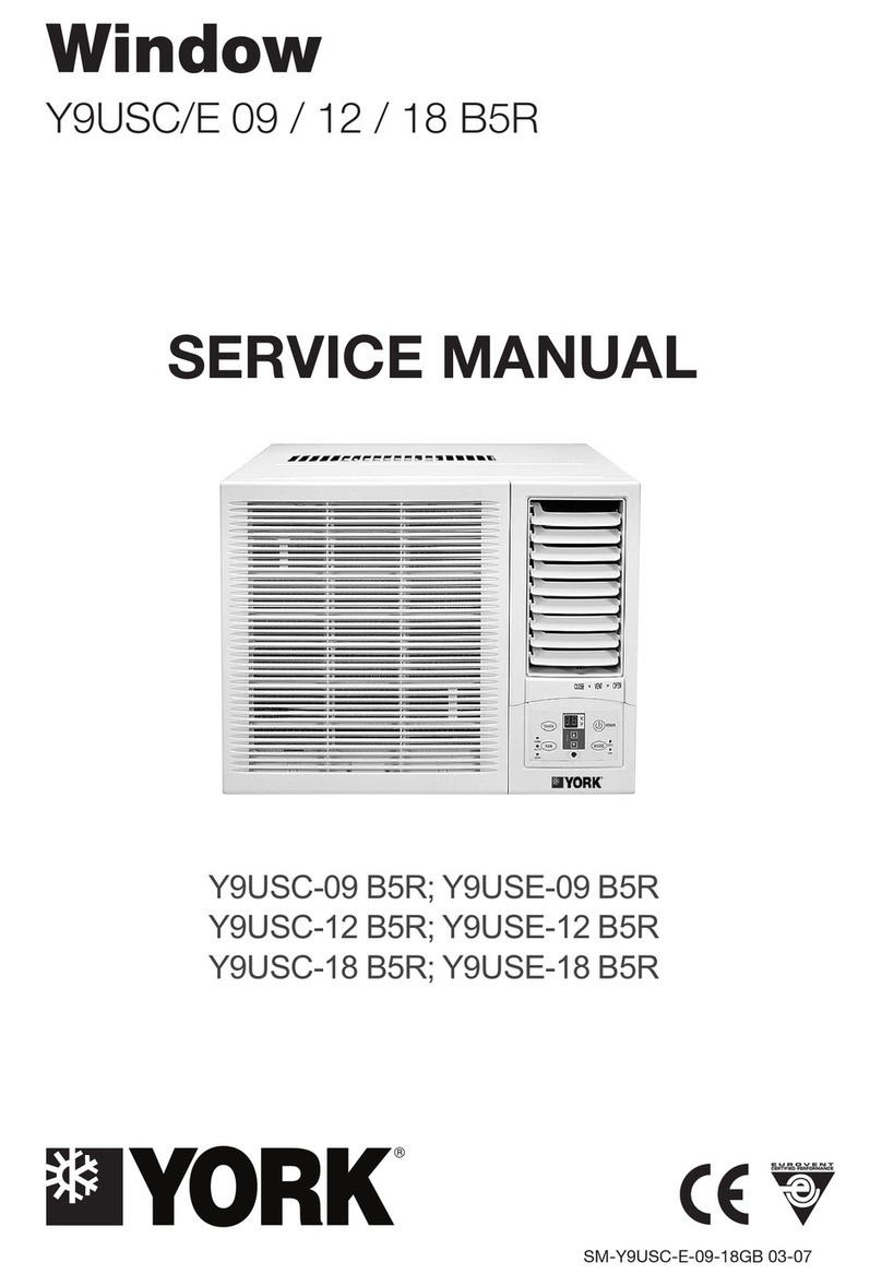 York Y9USC-09 B5R User manual