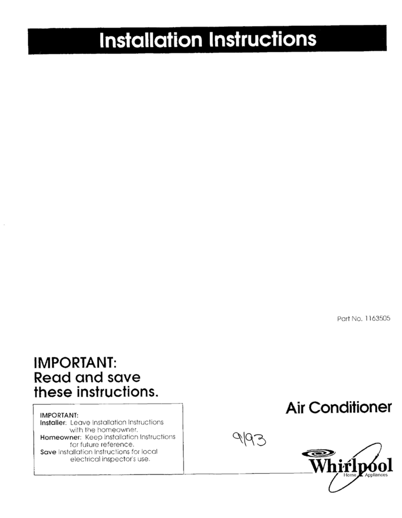 Whirlpool 1163505 installation instructions