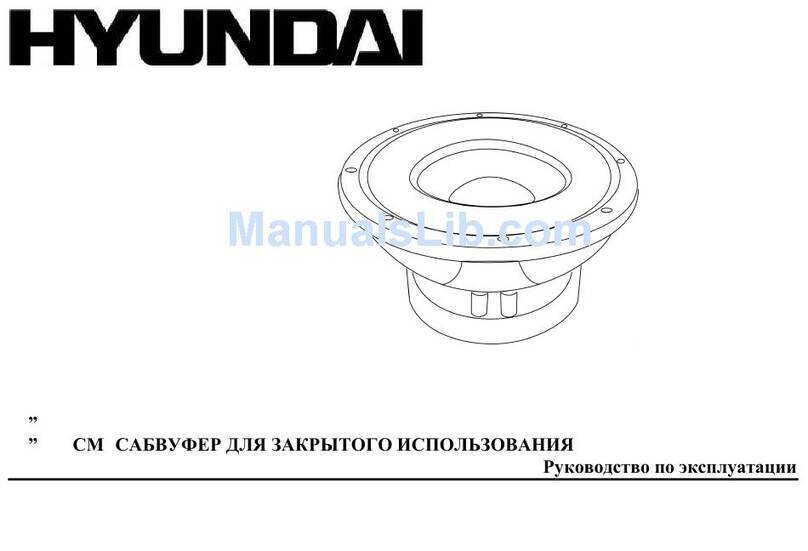 Hyundai H-CSP121 instruction manual