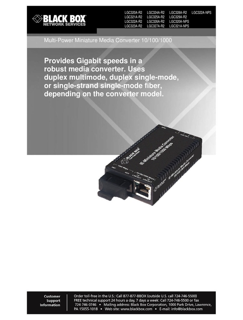 Black Box LGC320A-R2 User manual