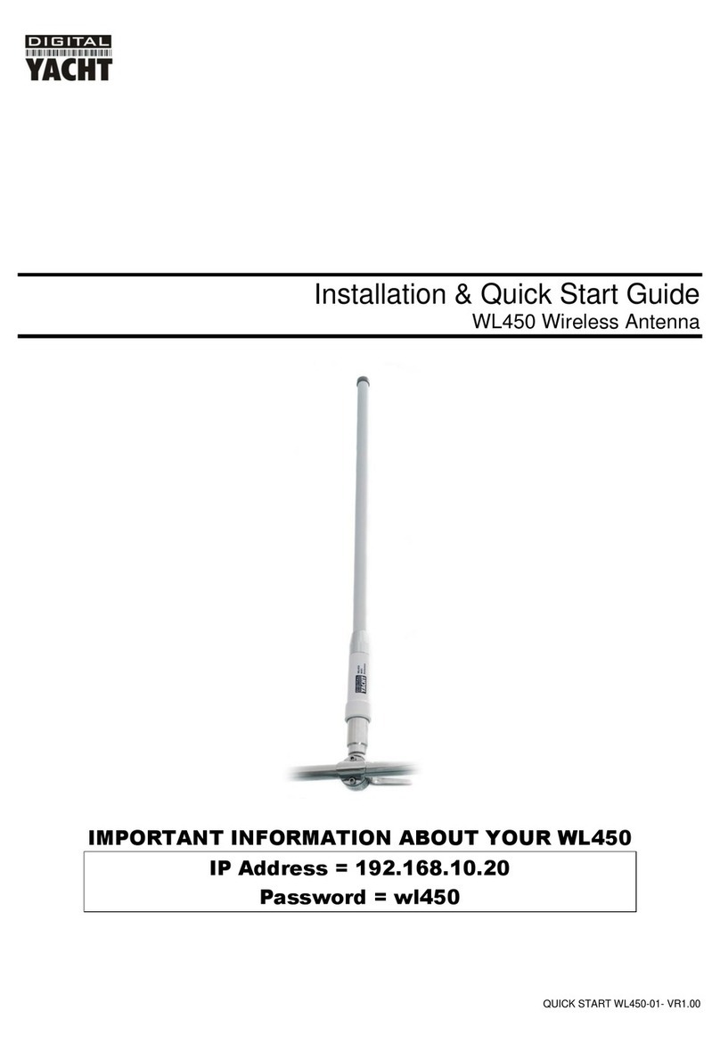 DIGITAL YACHT WL450 Installation & quick start guide