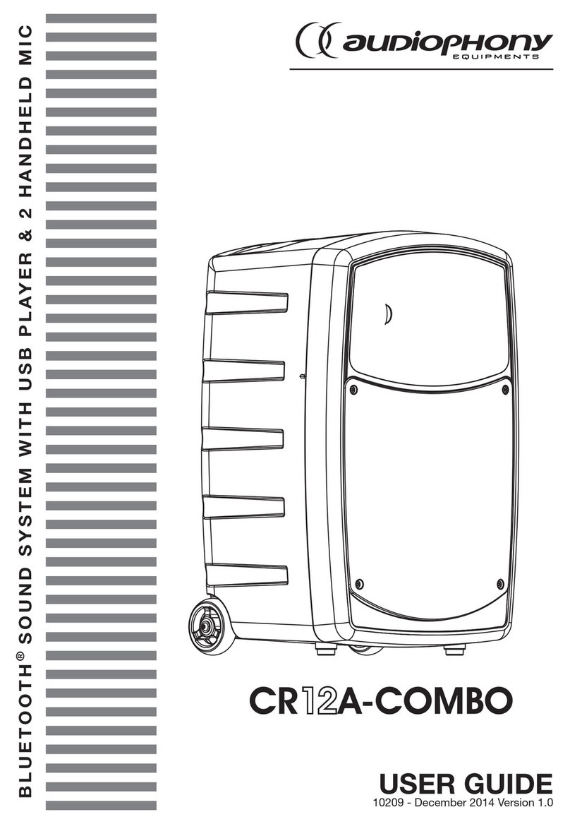 audiophony CR12A-Combo User manual