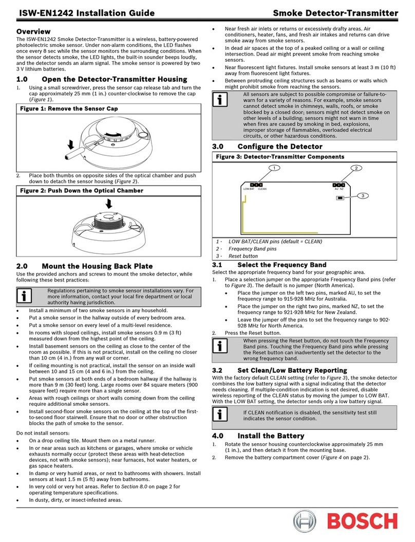 Bosch ISW-EN1242 User manual Bosch ISW-EN1242 User manual
