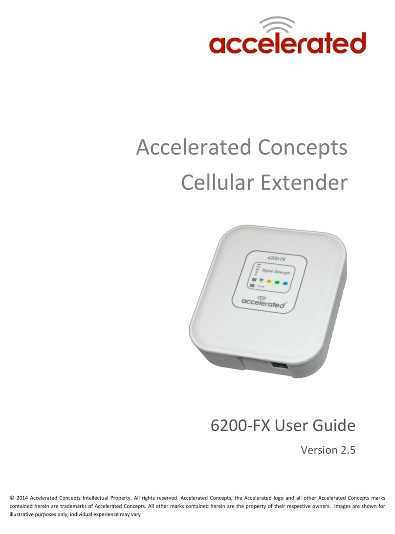 Accelerated Concepts 6200-FX User manual