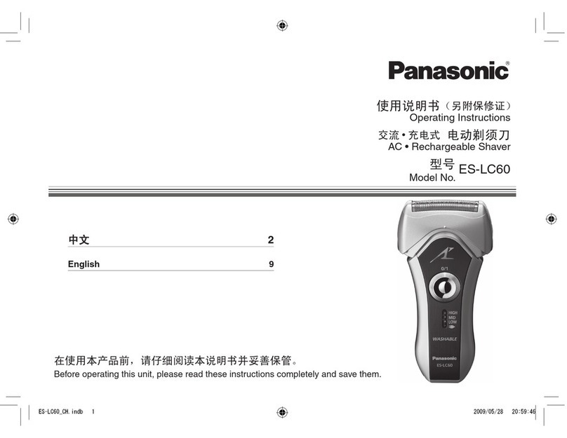 Panasonic ES?LC60 User manual