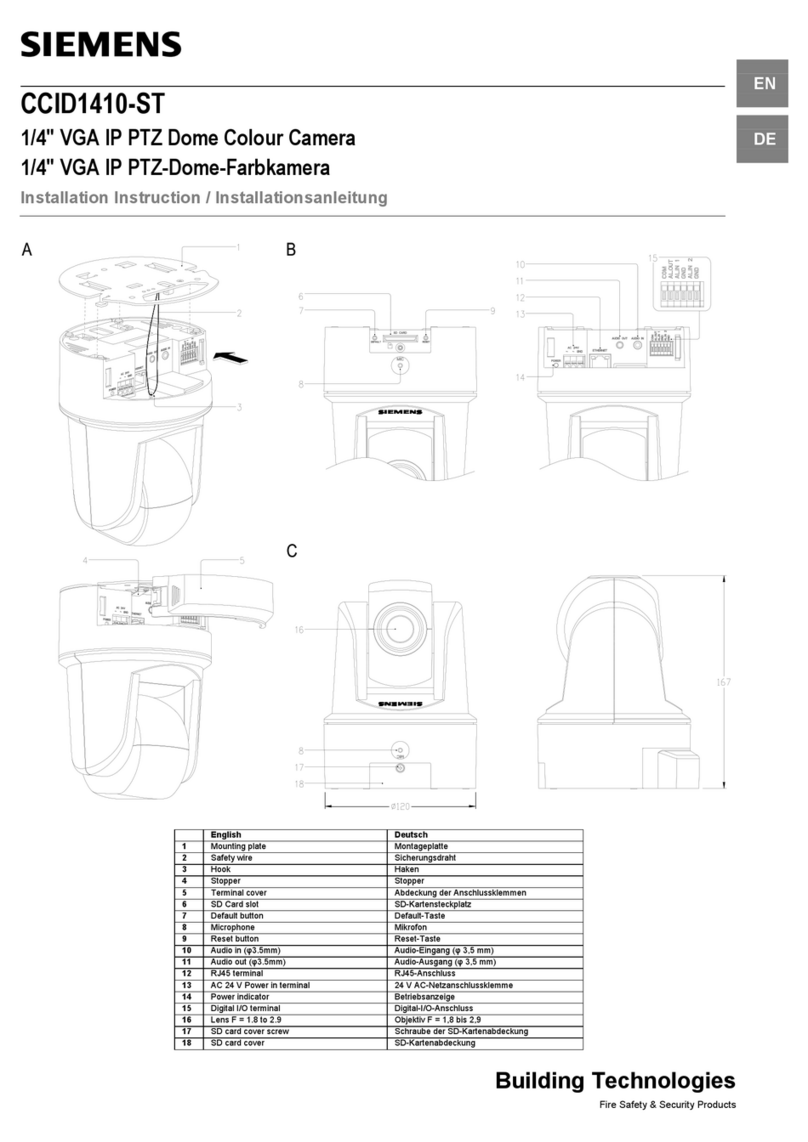 Siemens CCID1410-ST User manual