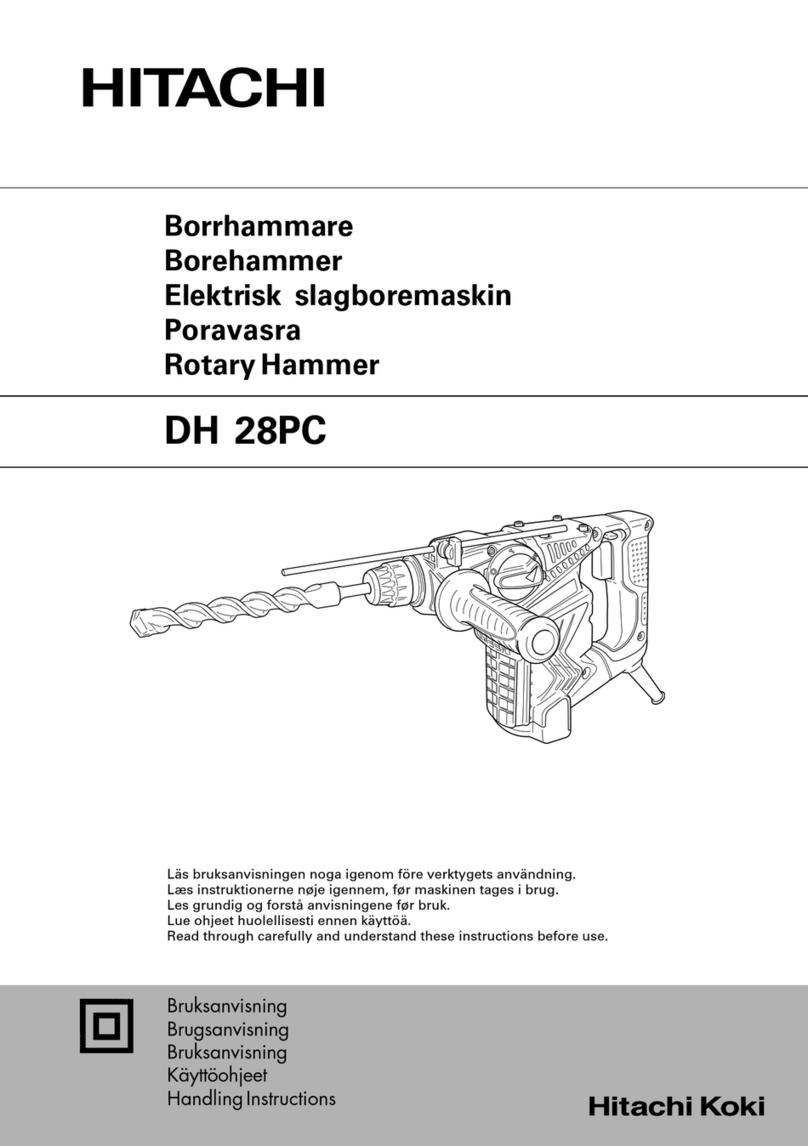 Hitachi DH 28PC Handling instructions