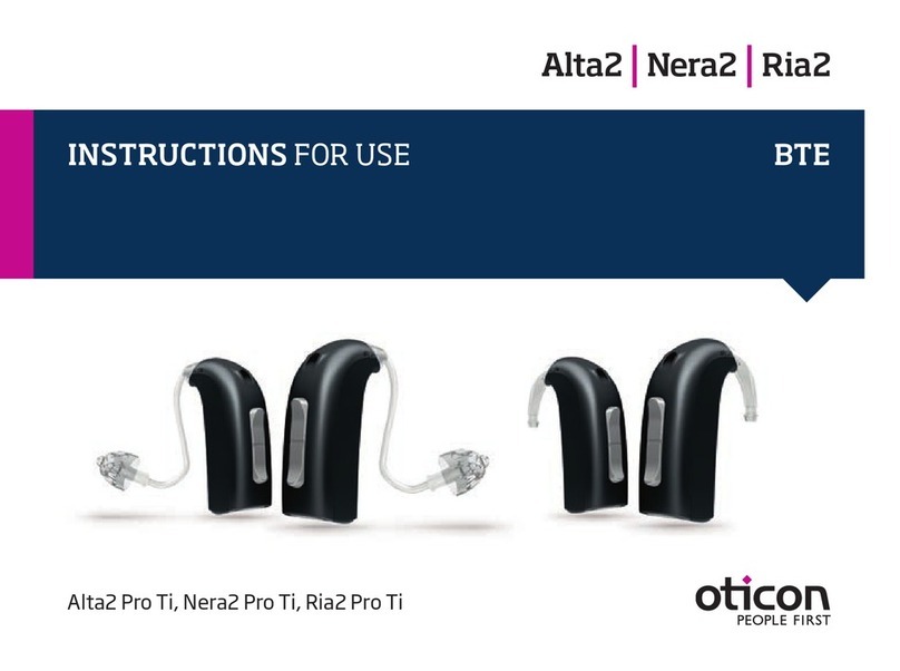 BTE Alta2 Pro Ti Instructions for use
