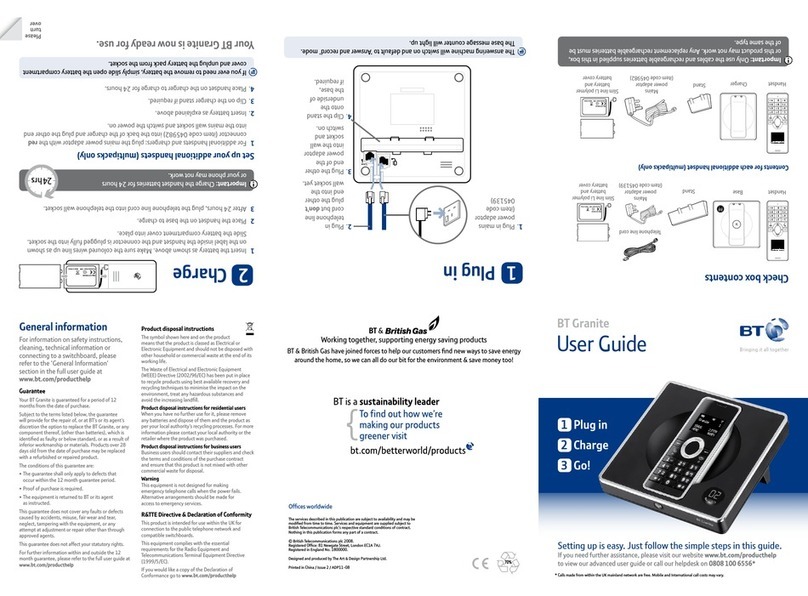 BT Granite User manual