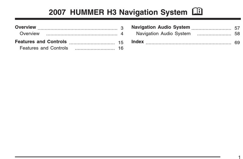 Hummer 2007 H3 User manual