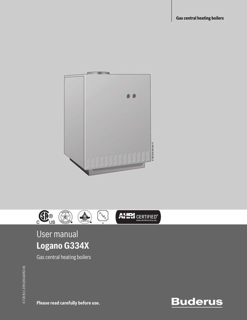 Buderus Logano G334 X user manual