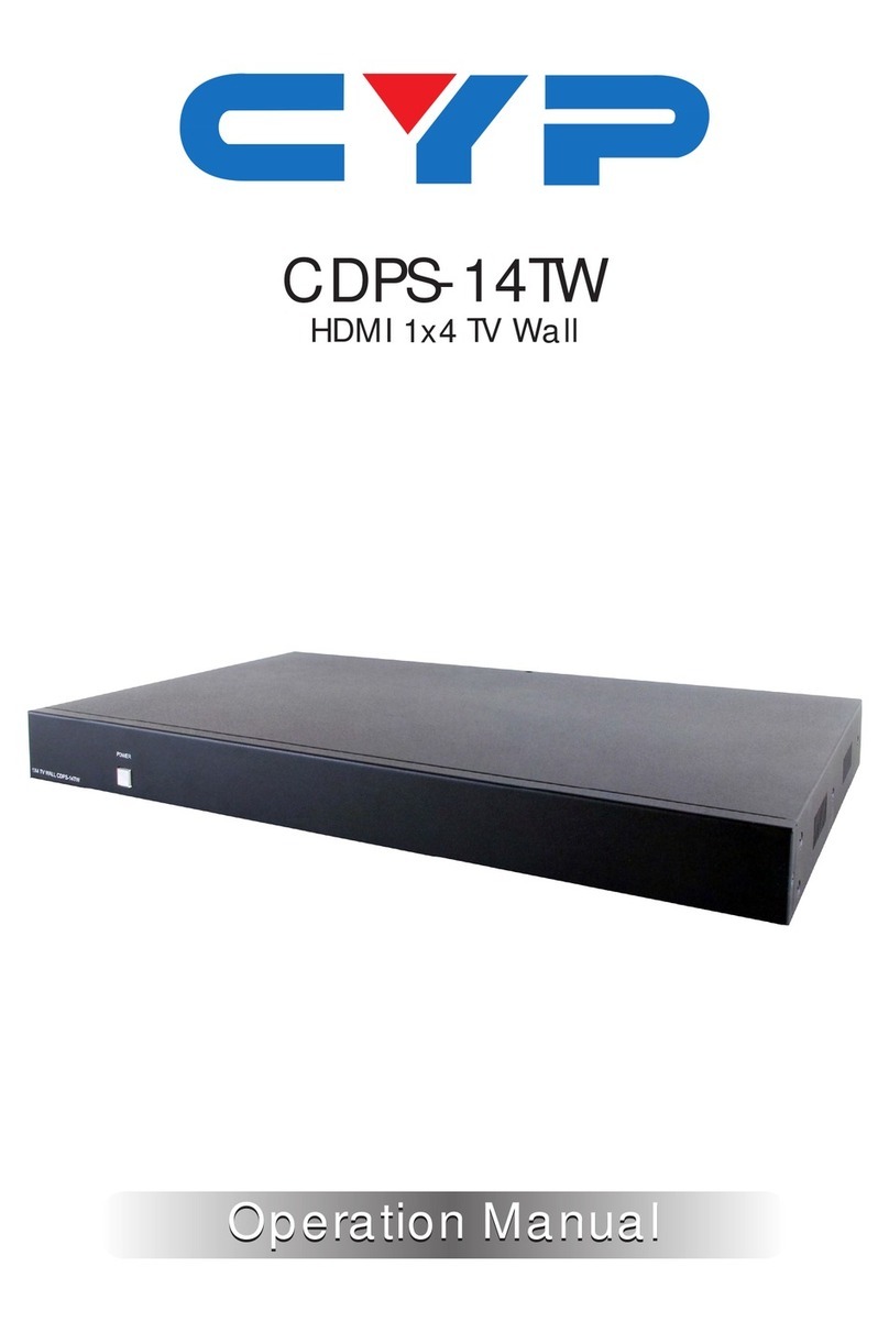CYP CDPS-14TW Operation manual