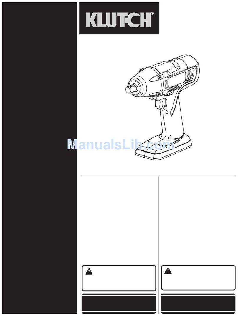 Klutch NT18IW Operator's manual