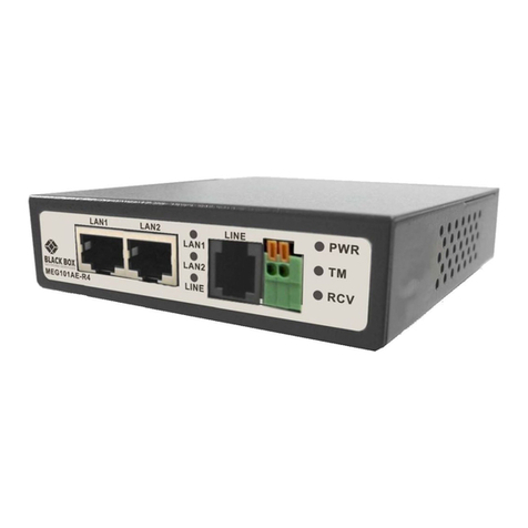 Black Box MEG101AE-R4 User manual
