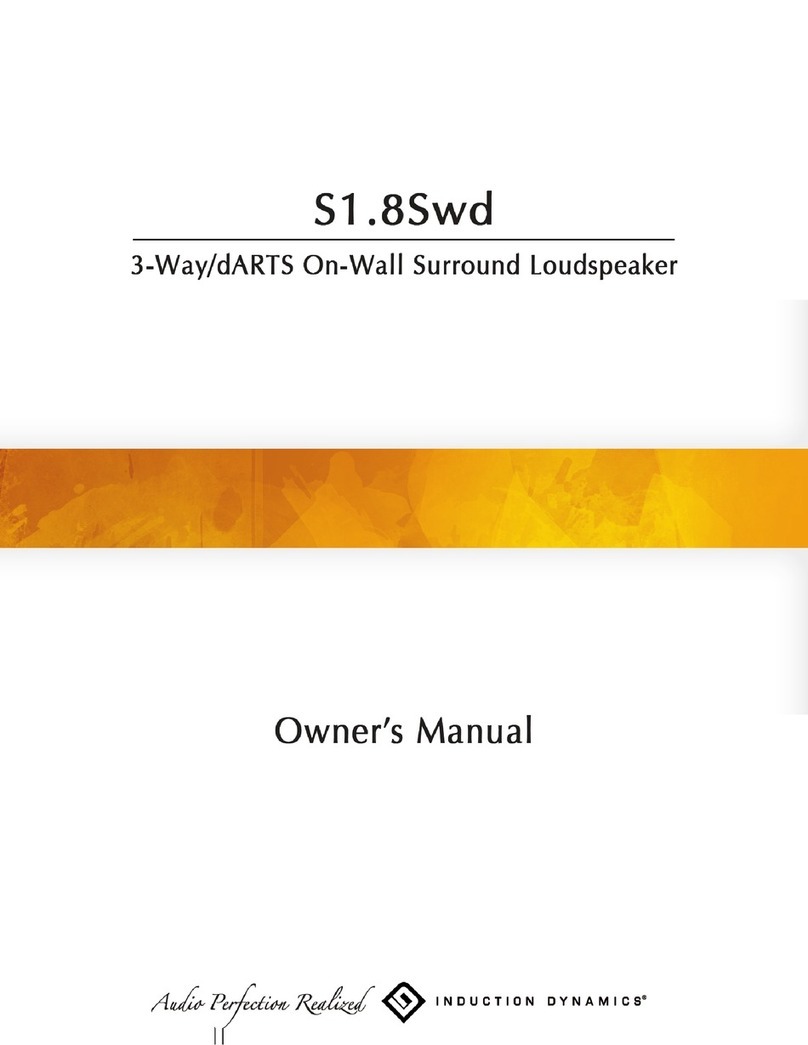 Induction Dynamics S1.8Swd owner's manual