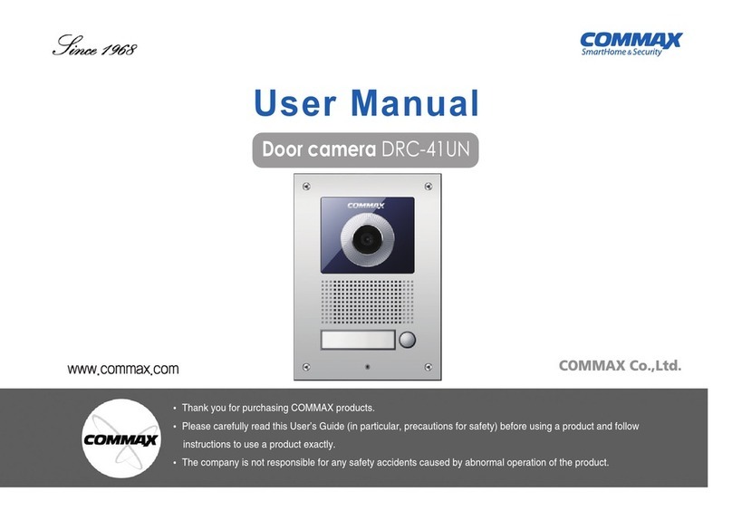Commax DRC-41UN User manual