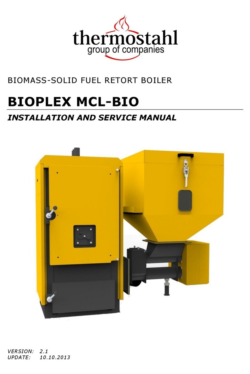 THERMOSTAHL BIOPLEX MCL-BIO Installation and service manual
