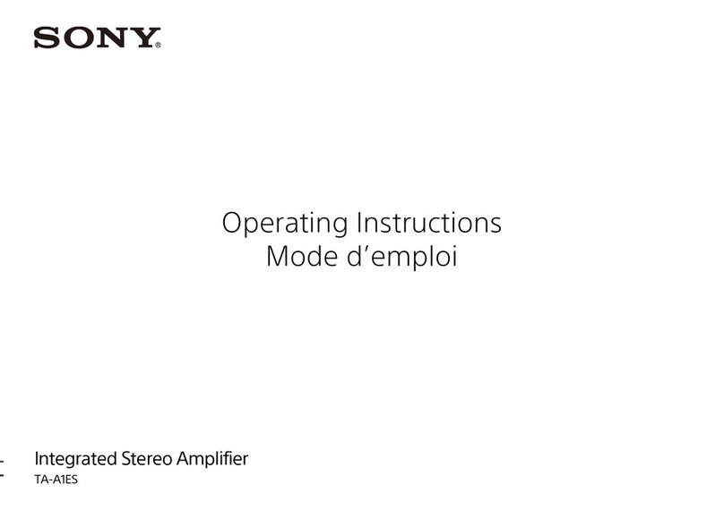 Sony TA-A1ES User manual
