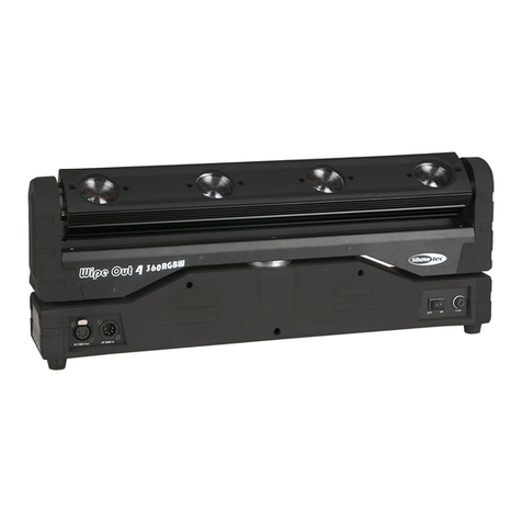 Show Tec Wipe Out 360 RGBW User manual