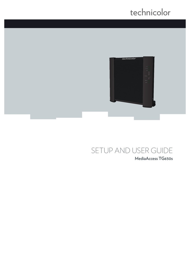 Technicolor TG650S Setup and user guide