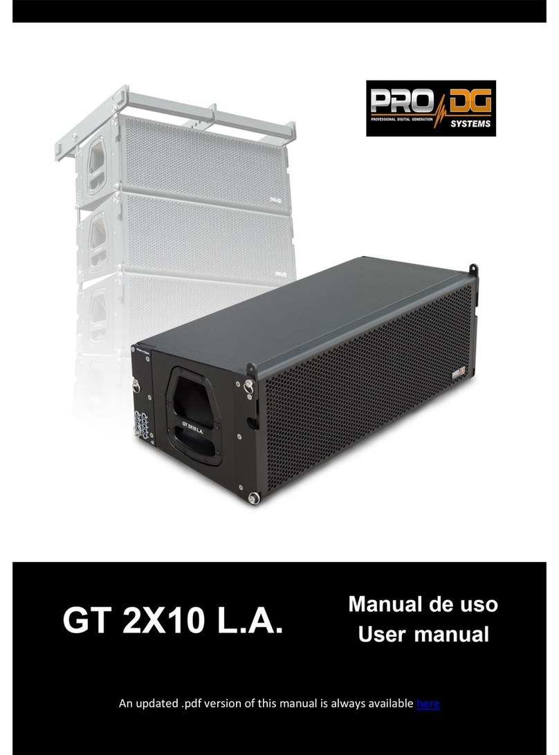 PRO DG GT 2X10 L.A. user manual