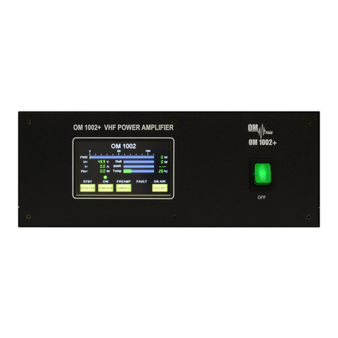 OM POWER OM1002+ user manual