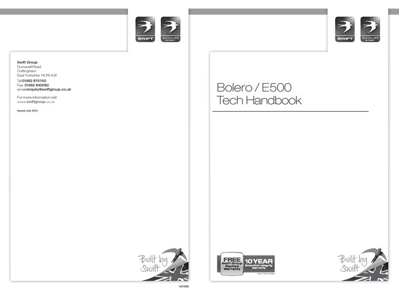 Swift Group Bolero 630EW / E540 User manual Swift Group Bolero 630EW / E540 User manual