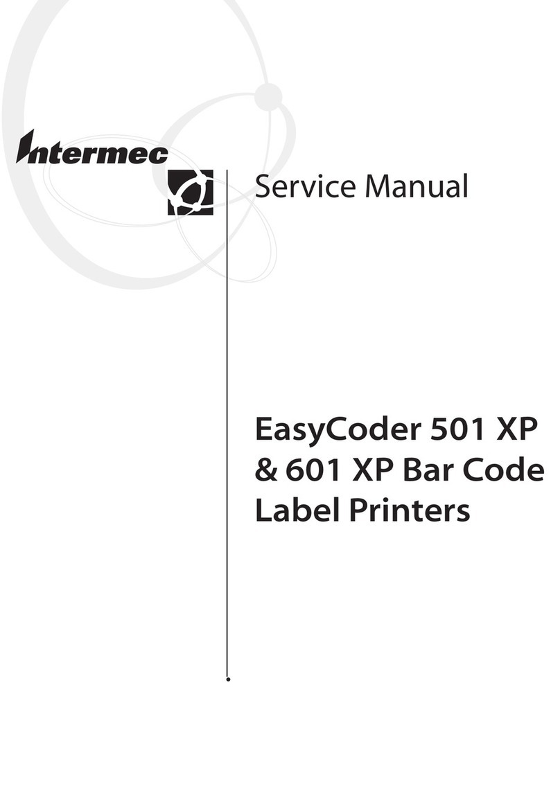 Intermec EasyCoder 501XP User manual Intermec EasyCoder 501XP User manual