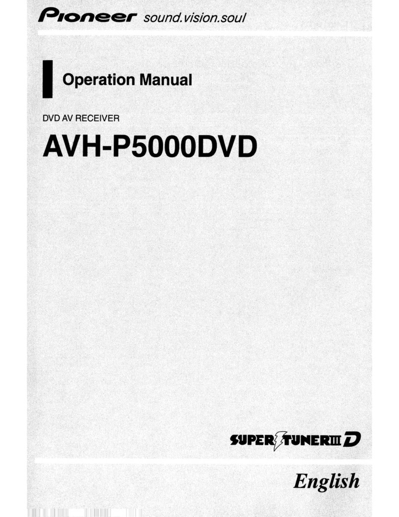 Pioneer Super Tuner IIID AVH-P5000DVD Operation manual