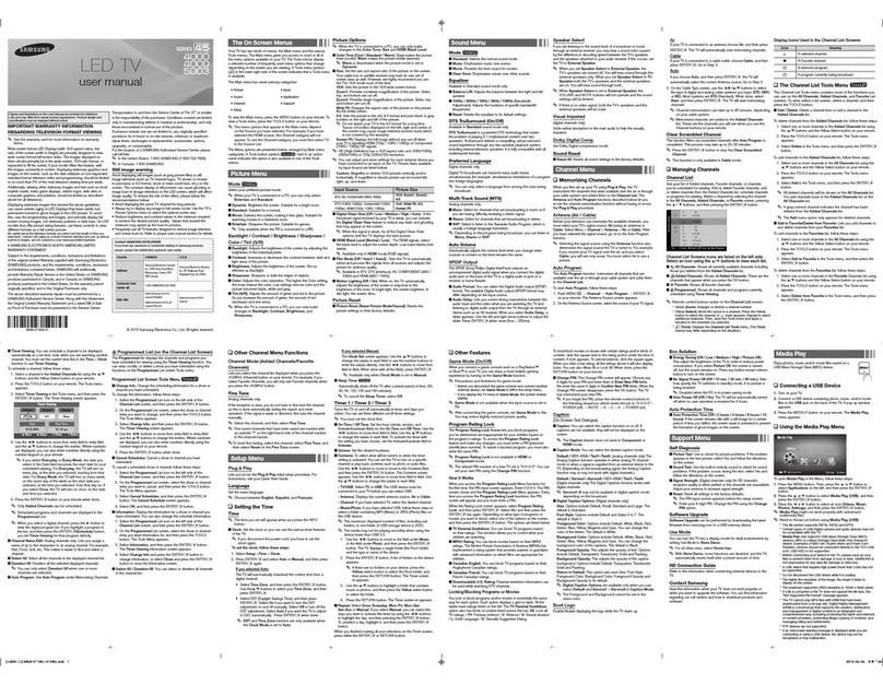 Samsung Series 4000 User manual