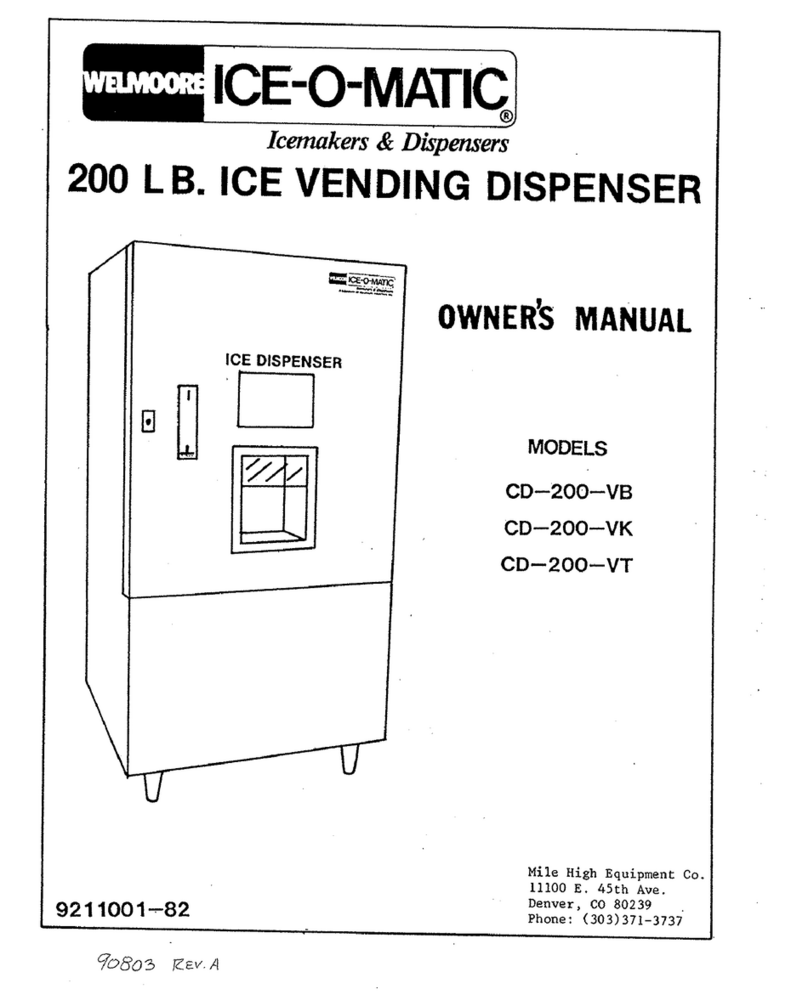Ice-O-Matic CD-200-VB User manual Ice-O-Matic CD-200-VB User manual