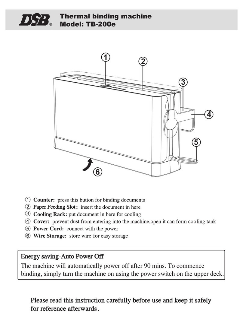 DSB TB-200e User manual