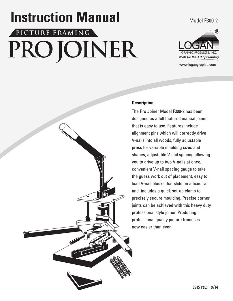 Logan Graphic Products Pro Joiner Model F300-2 instruction manual